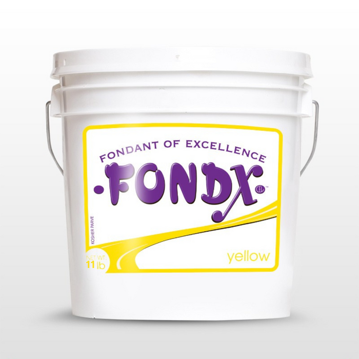 FondX Rolled Fondant Icing - Yellow