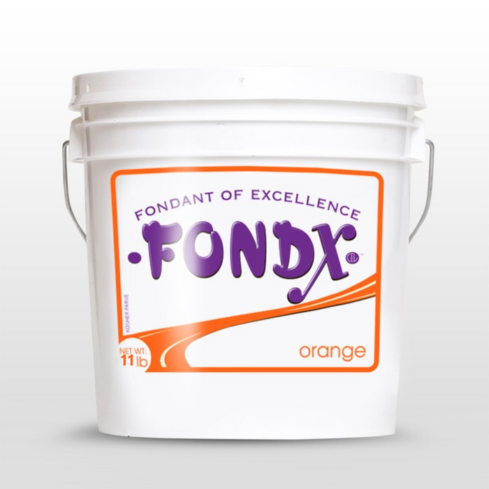 FondX Rolled Fondant Icing - Orange