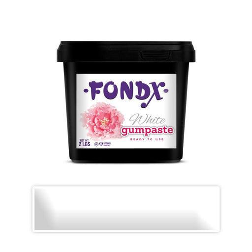 Gum paste by fondx great for making sugarflowers, loops, and other edible figures. Great for cake decorating your own cakes.